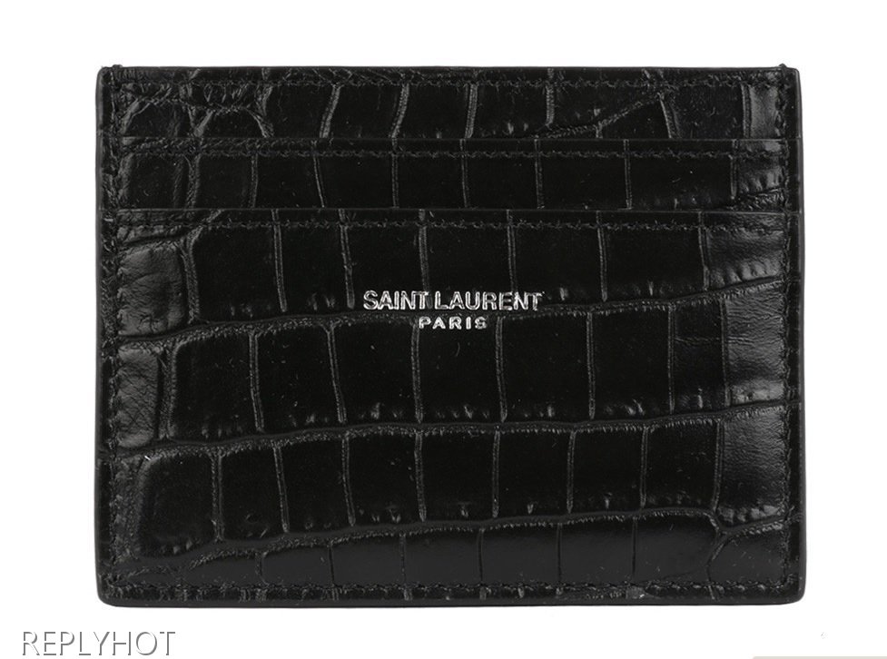 세인트로랑 파이톤 카드지갑