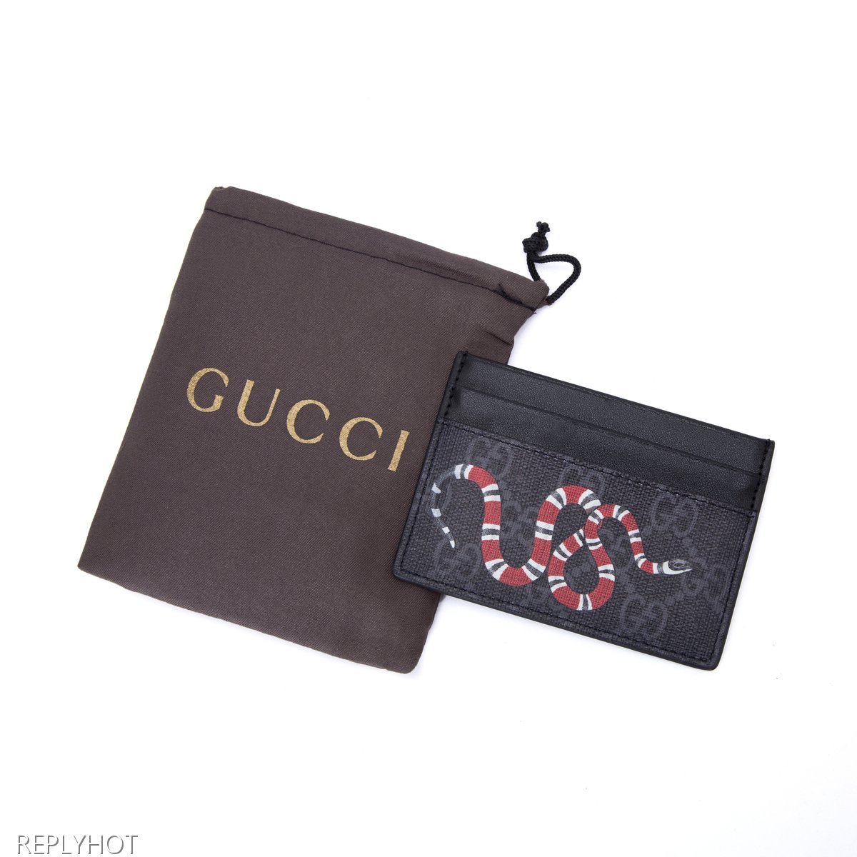 구찌 스네이크카드지갑(검정)