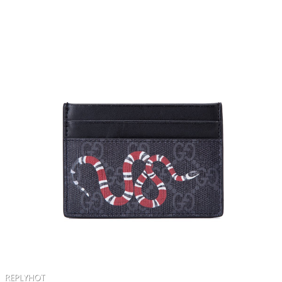 구찌 스네이크카드지갑(검정)