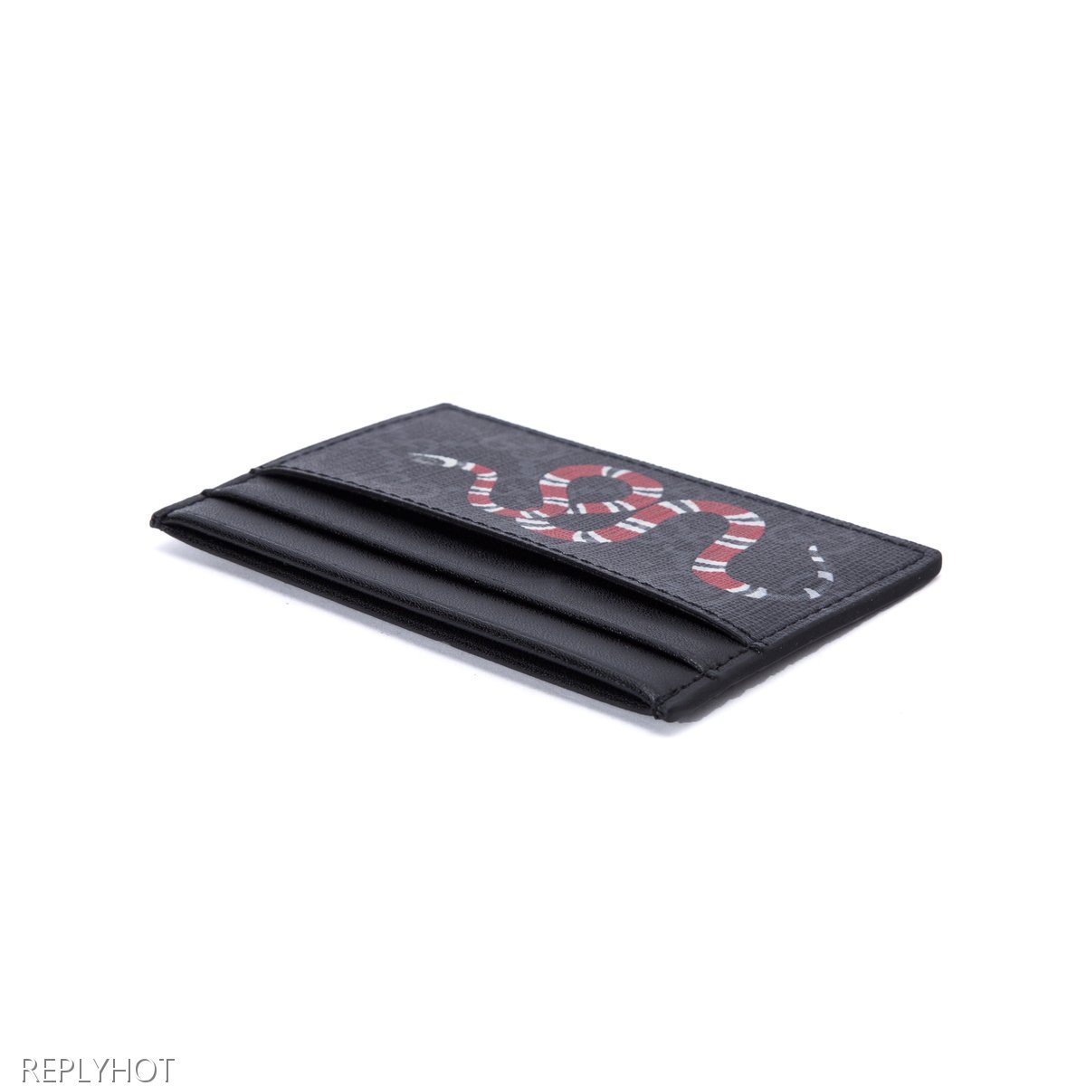 구찌 스네이크카드지갑(검정)