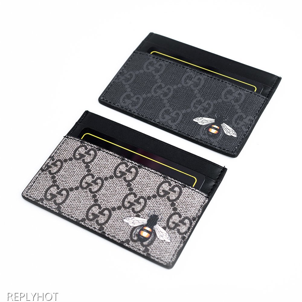 구찌 벌 카드지갑(블랙)