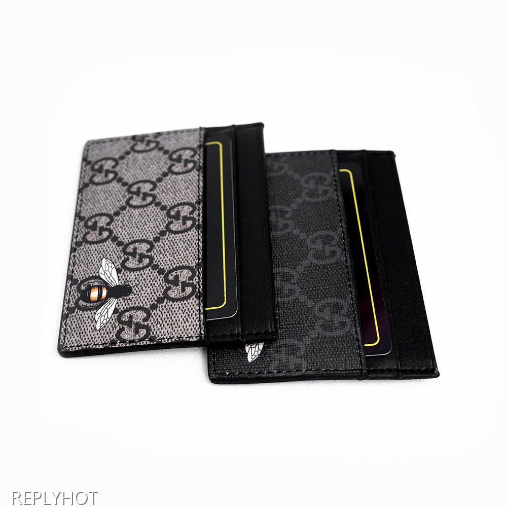 구찌 벌 카드지갑(블랙)