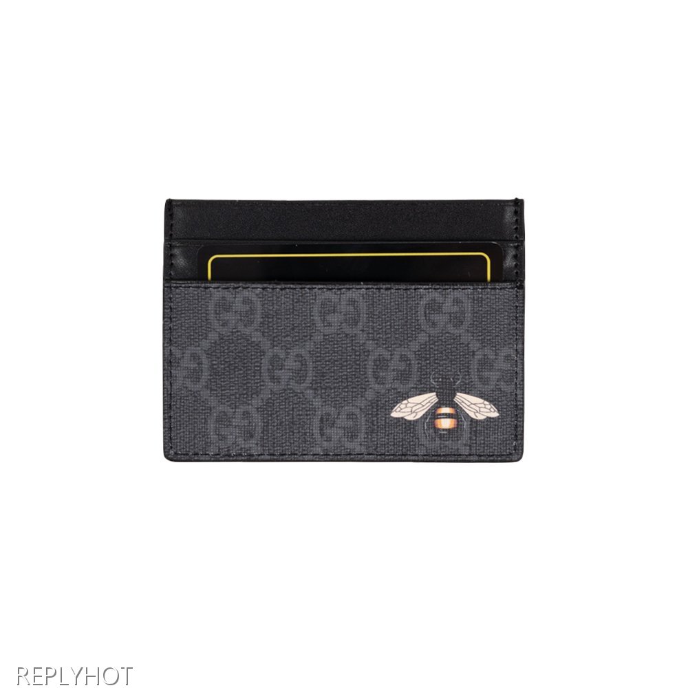 구찌 벌 카드지갑(블랙)