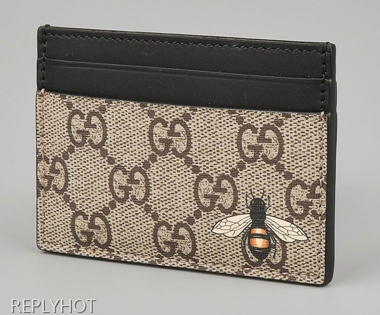 구찌 벌 카드지갑(베이지)