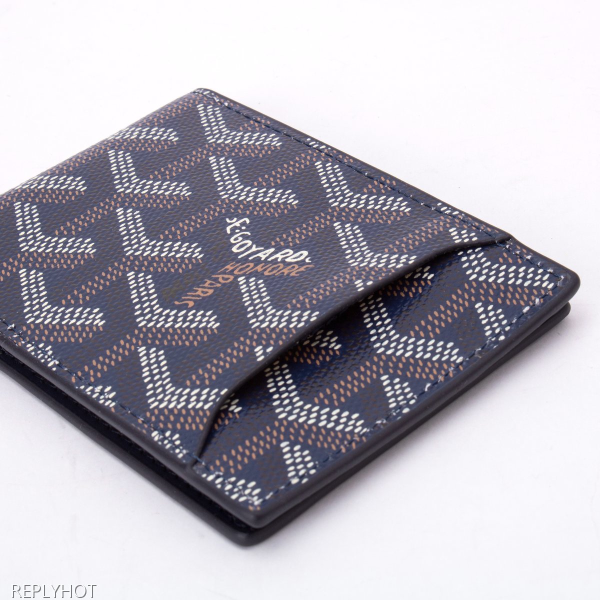 고야드 인서트 카드 지갑(네이비)