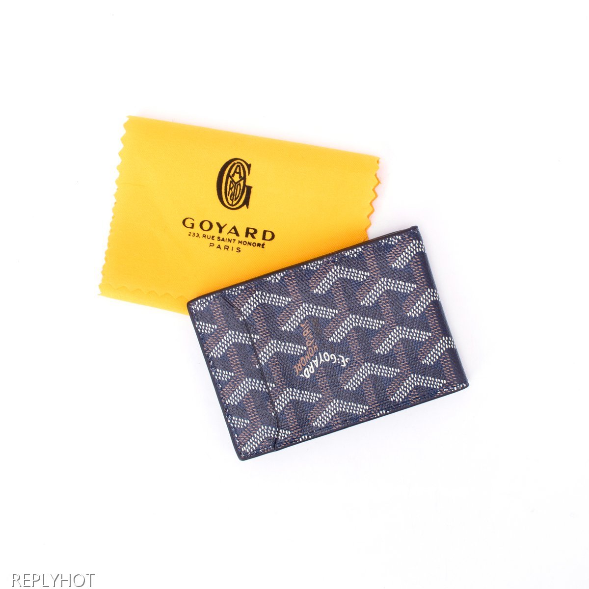 고야드 인서트 카드 지갑(네이비)