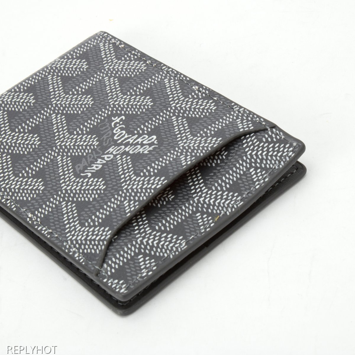 고야드 인서트 카드 지갑(그레이)