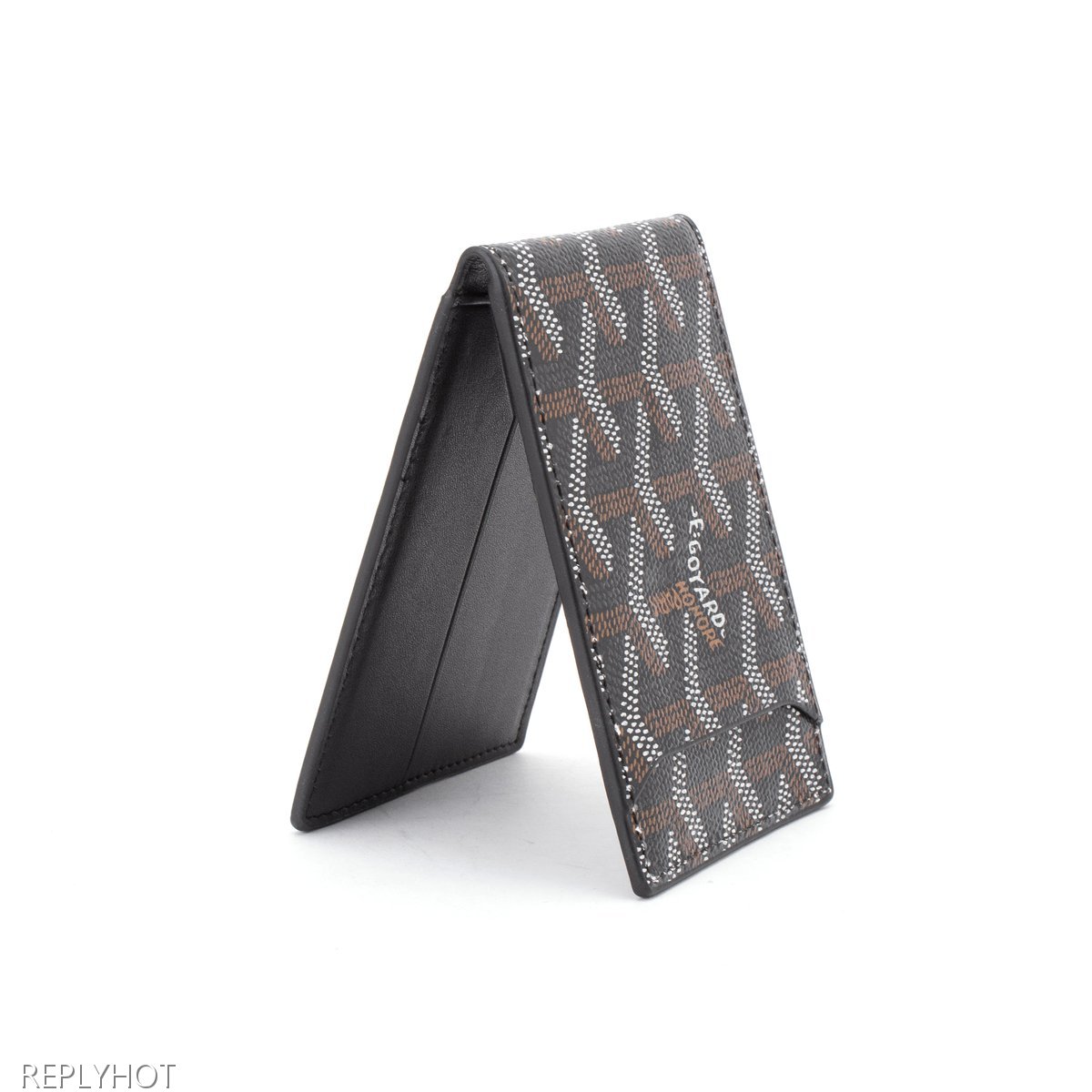 고야드 인서트 카드 지갑(검정)