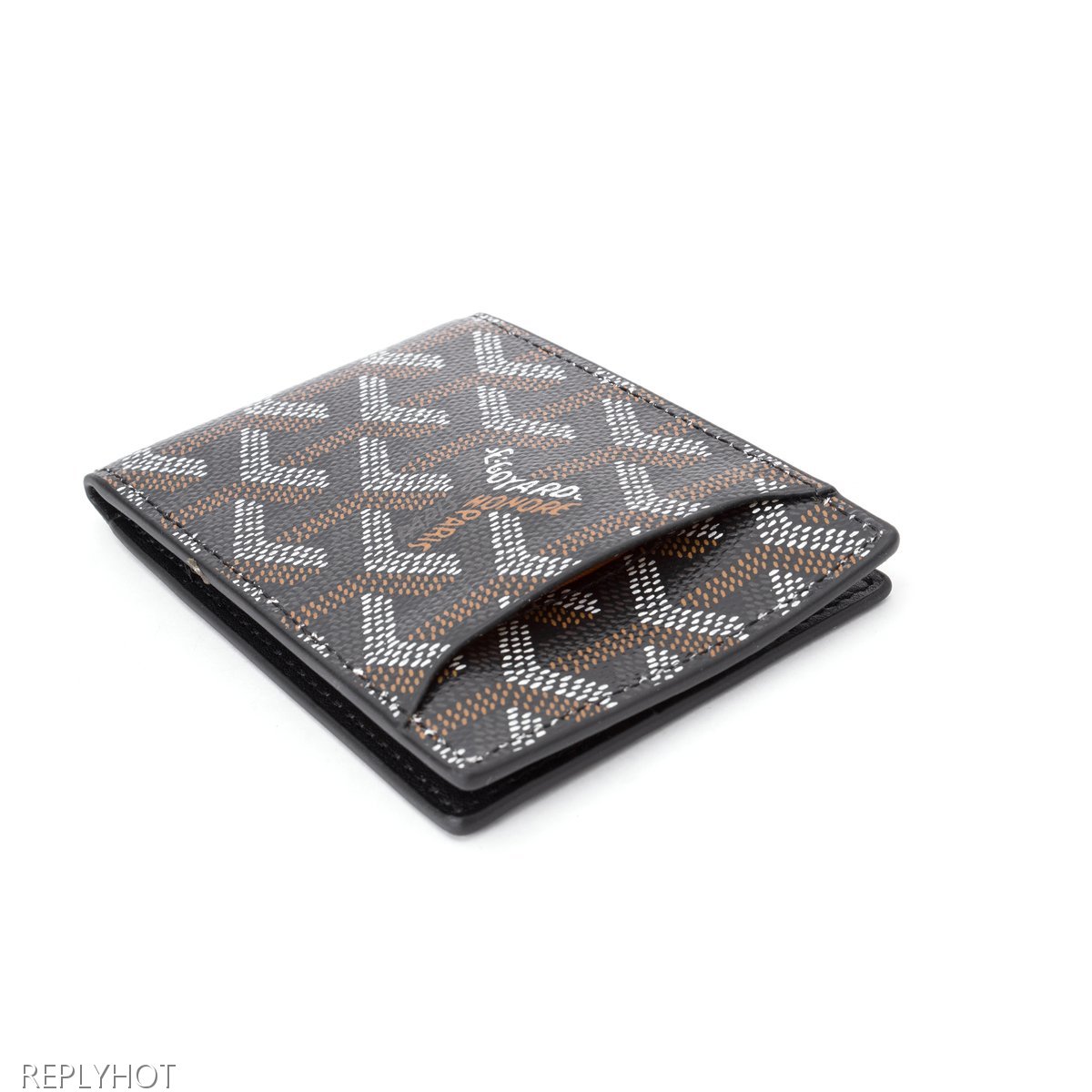 고야드 인서트 카드 지갑(검정)