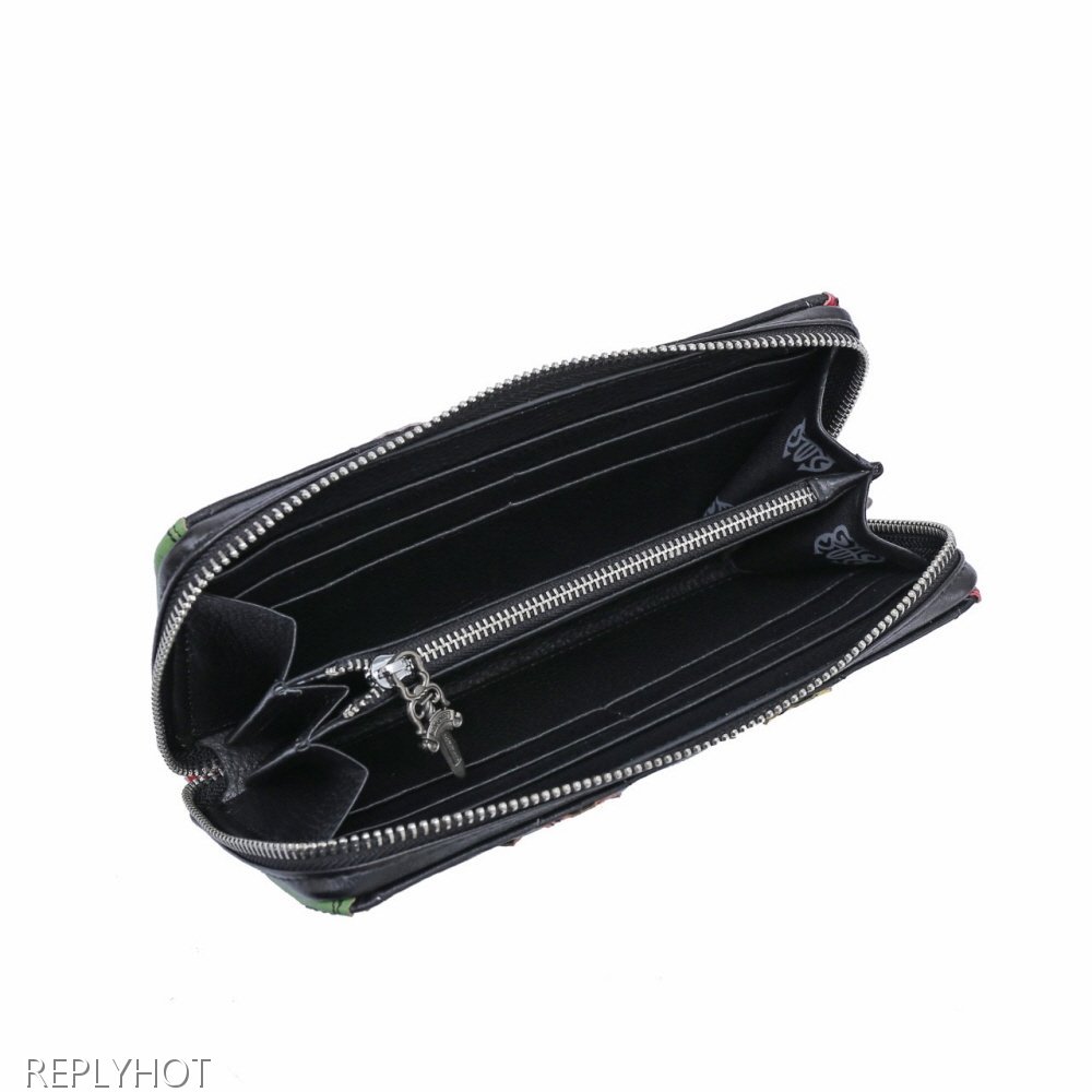 크롬하츠 멀티 크로스 패치 장지갑