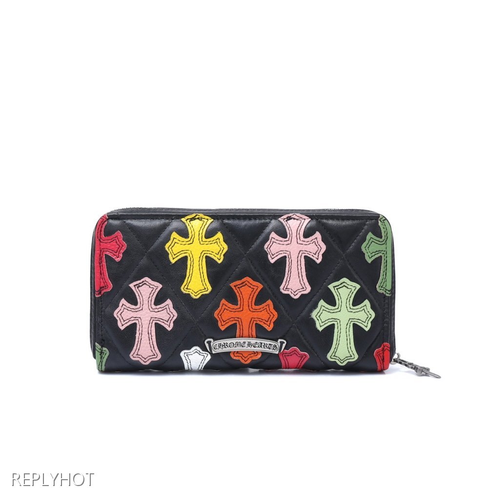 크롬하츠 멀티 크로스 패치 장지갑