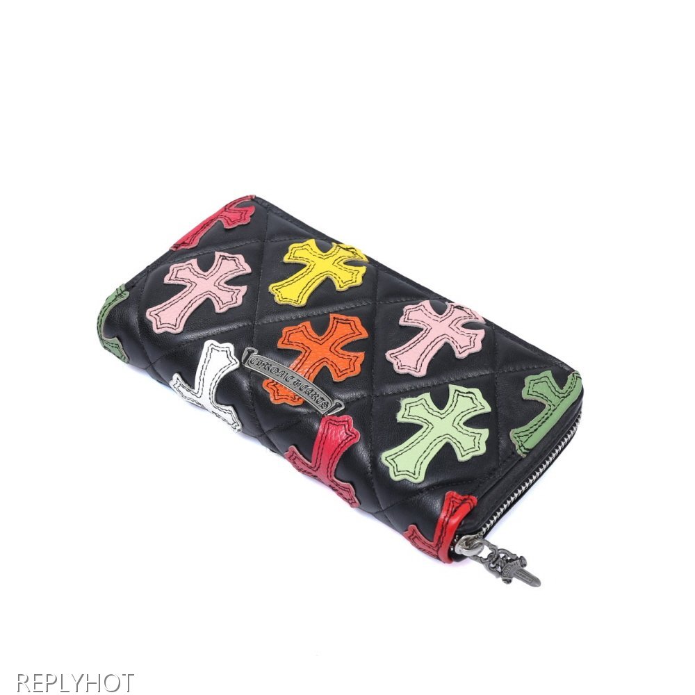 크롬하츠 멀티 크로스 패치 장지갑