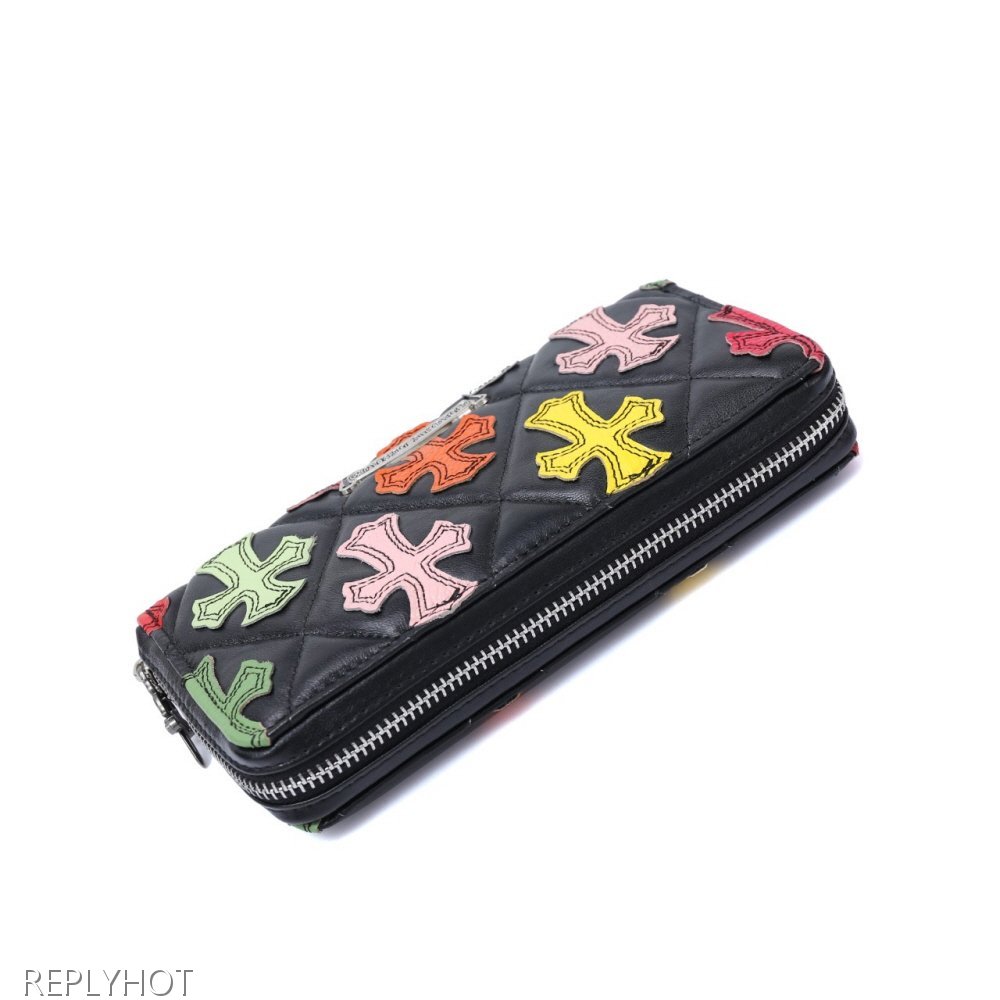 크롬하츠 멀티 크로스 패치 장지갑