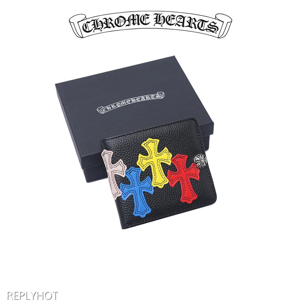 크롬하츠 멀티 크로스 패치 반지갑