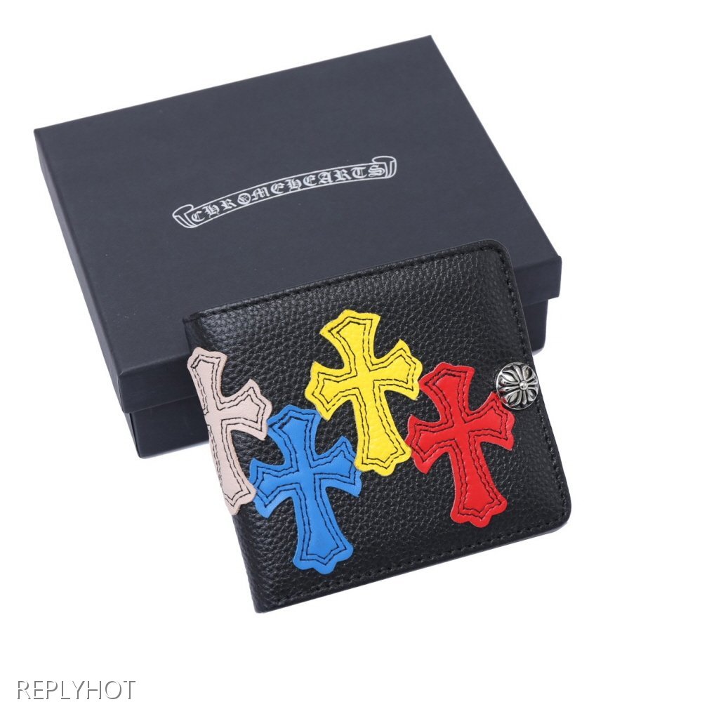 크롬하츠 멀티 크로스 패치 반지갑