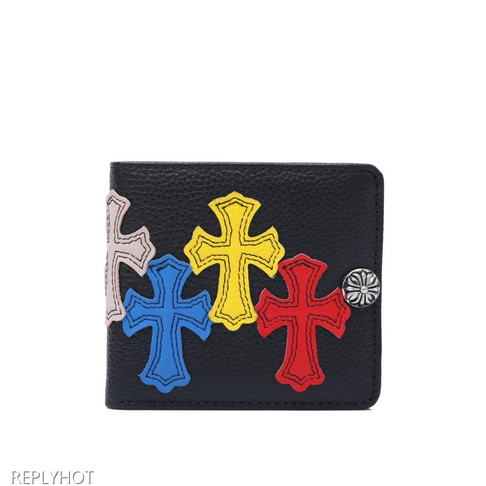 크롬하츠 멀티 크로스 패치 반지갑