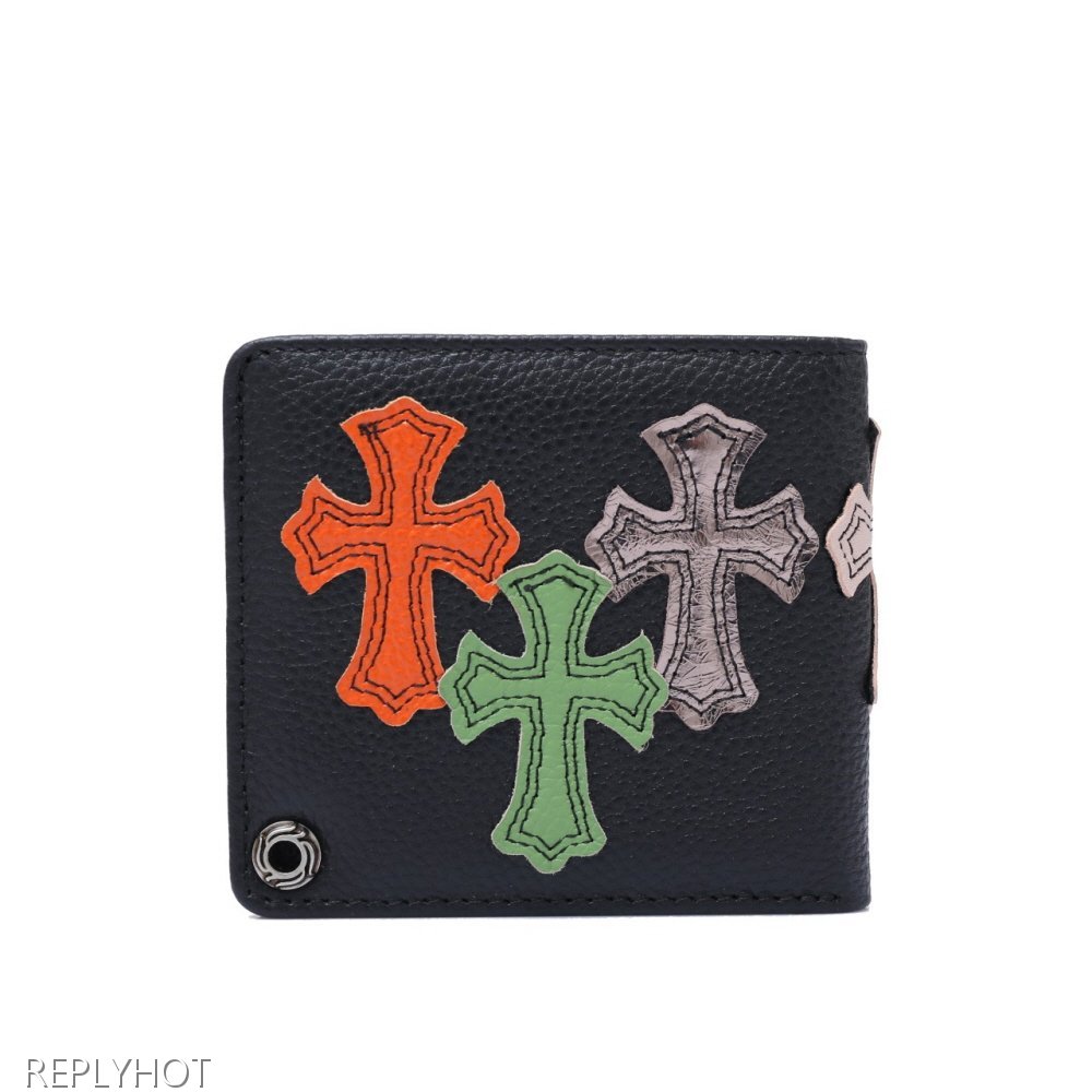 크롬하츠 멀티 크로스 패치 반지갑