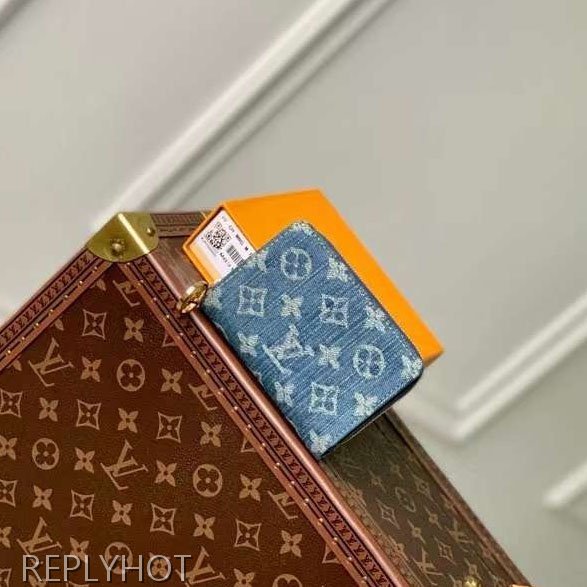 루이비통 2024 M83160 포르테퓨유 데님 모노그램 반지갑 지갑