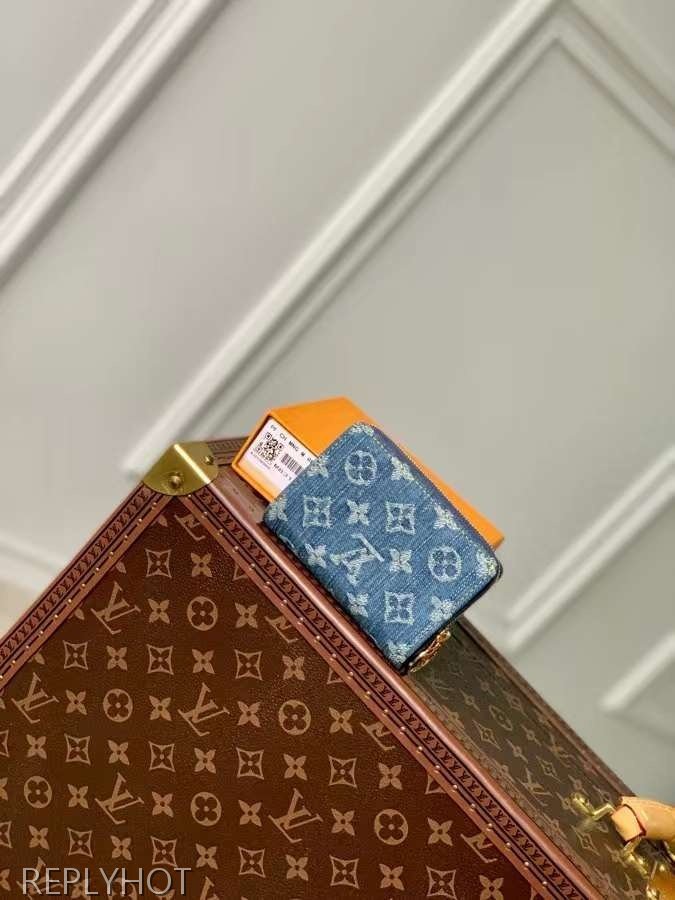루이비통 2024 M83160 포르테퓨유 데님 모노그램 반지갑 지갑