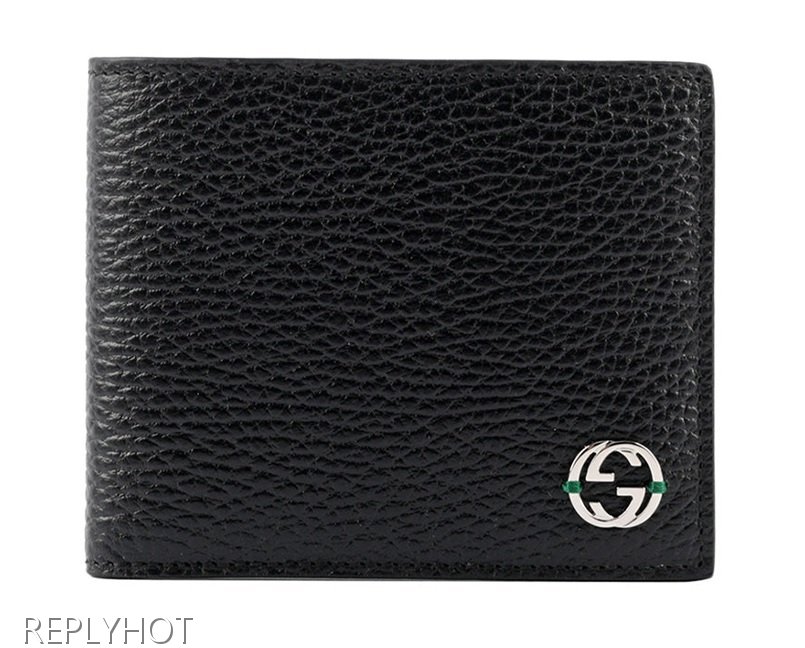 구찌 GG 인터로킹 반지갑 (블랙)
