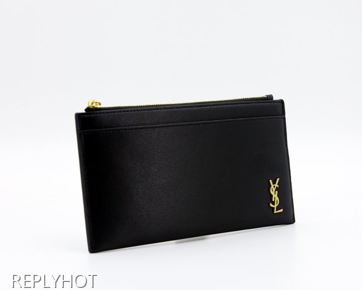 입생로랑 카프스킨 파우치 지갑