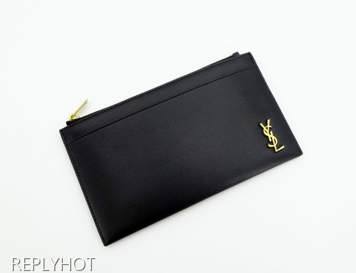 입생로랑 카프스킨 파우치 지갑