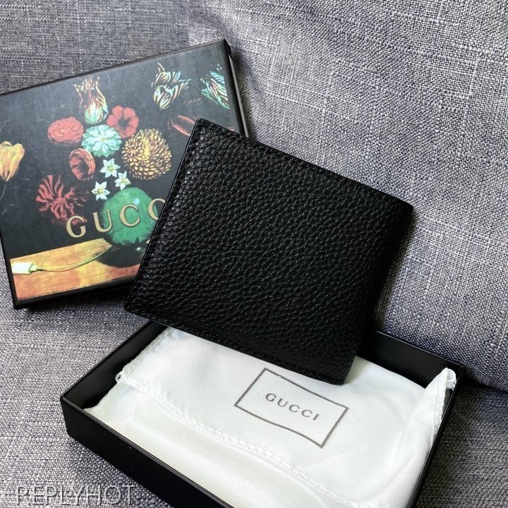 구찌 메탈로고 레더 동전 반지갑