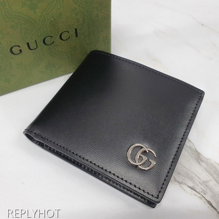 구찌 GG 마몬트 레더 2단 반지갑' 428726