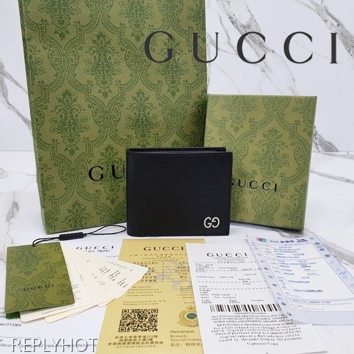 구찌 시그니처 반지갑 473916