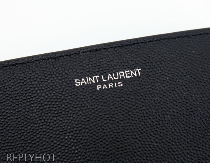 생로랑 캐비어 파리 이스트 웨스트 반 지갑