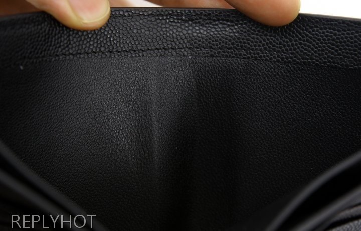 생로랑 캐비어 파리 이스트 웨스트 반 지갑