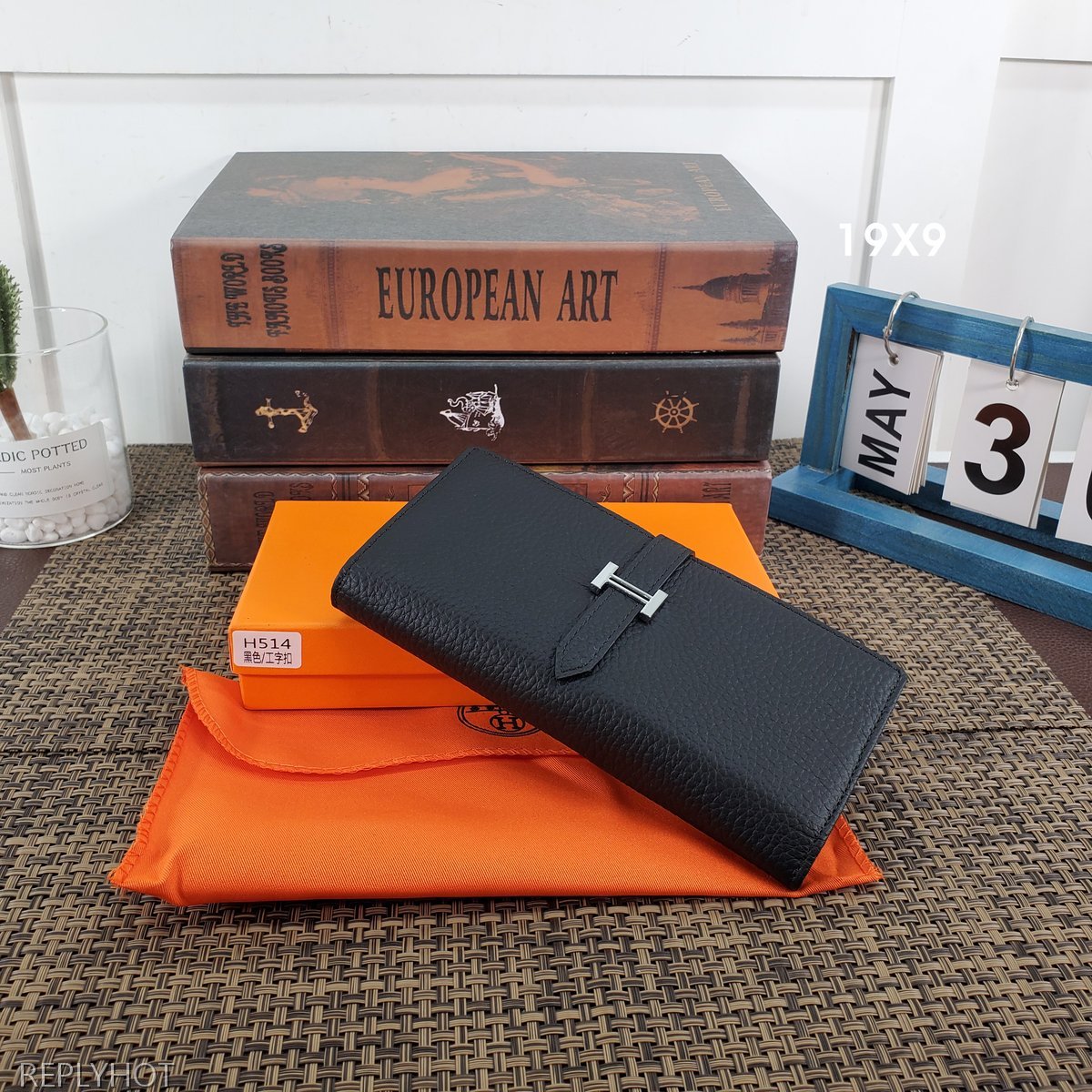 에르메스 지갑 블랙 H514
