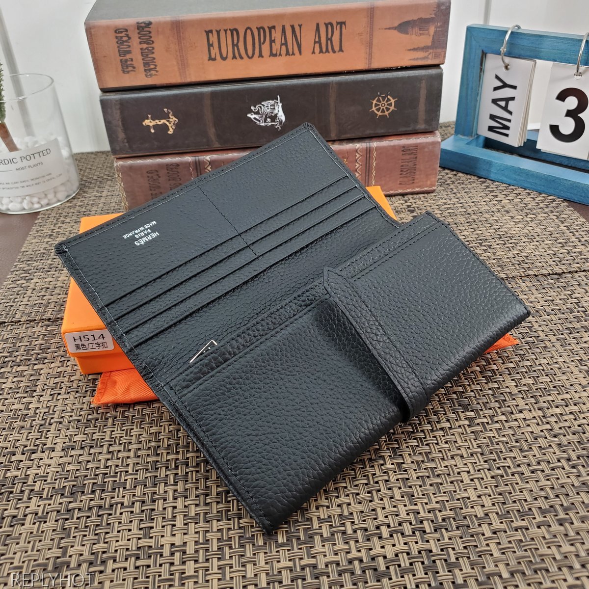 에르메스 지갑 블랙 H514