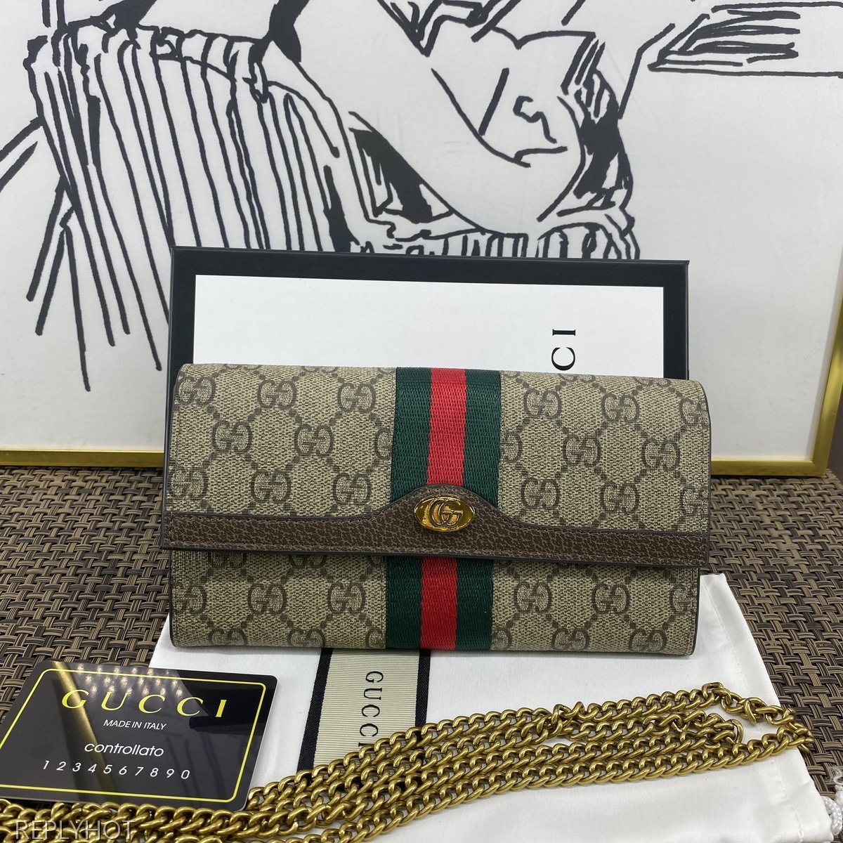 구찌 지갑 546592