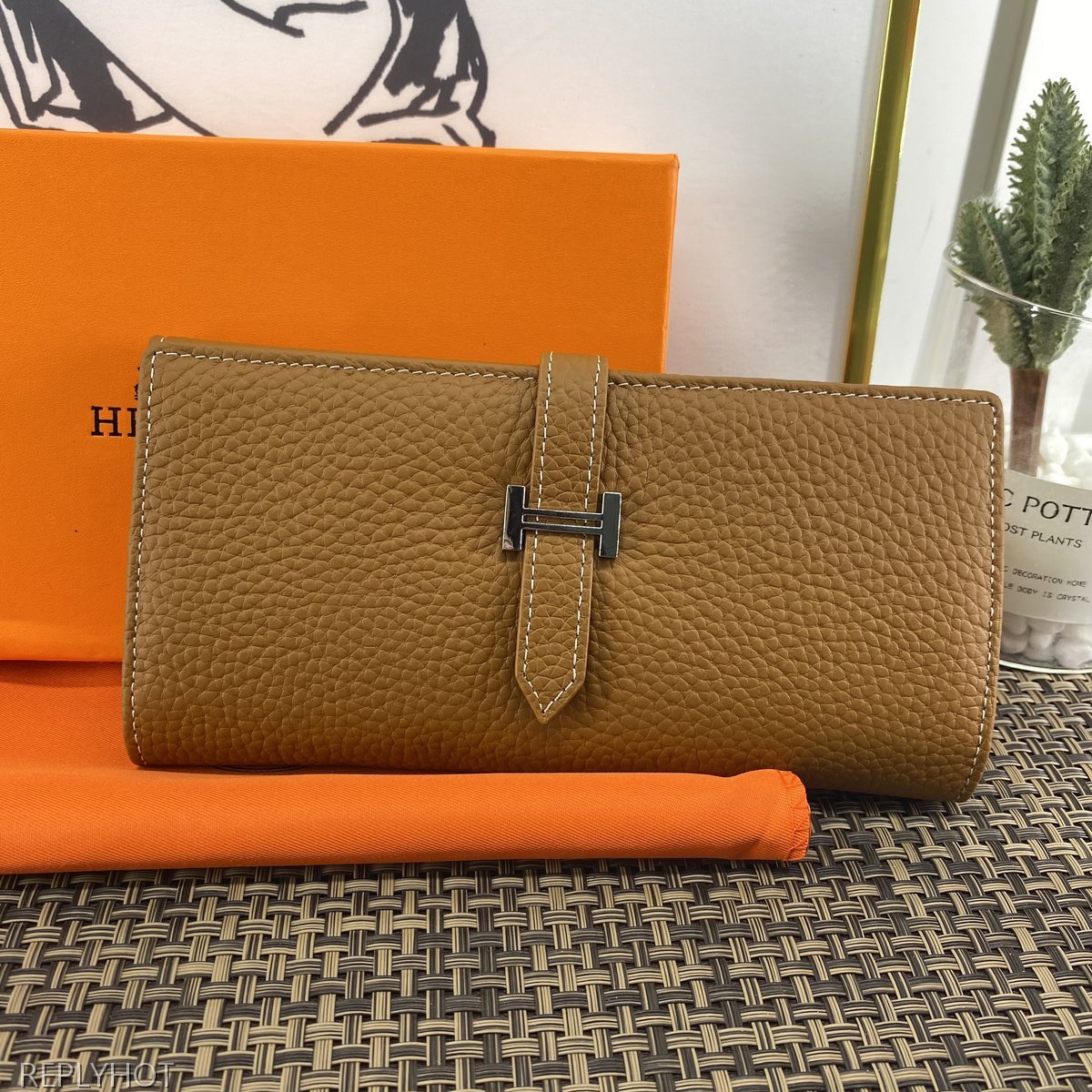 에르메스 지갑 브라운 H514