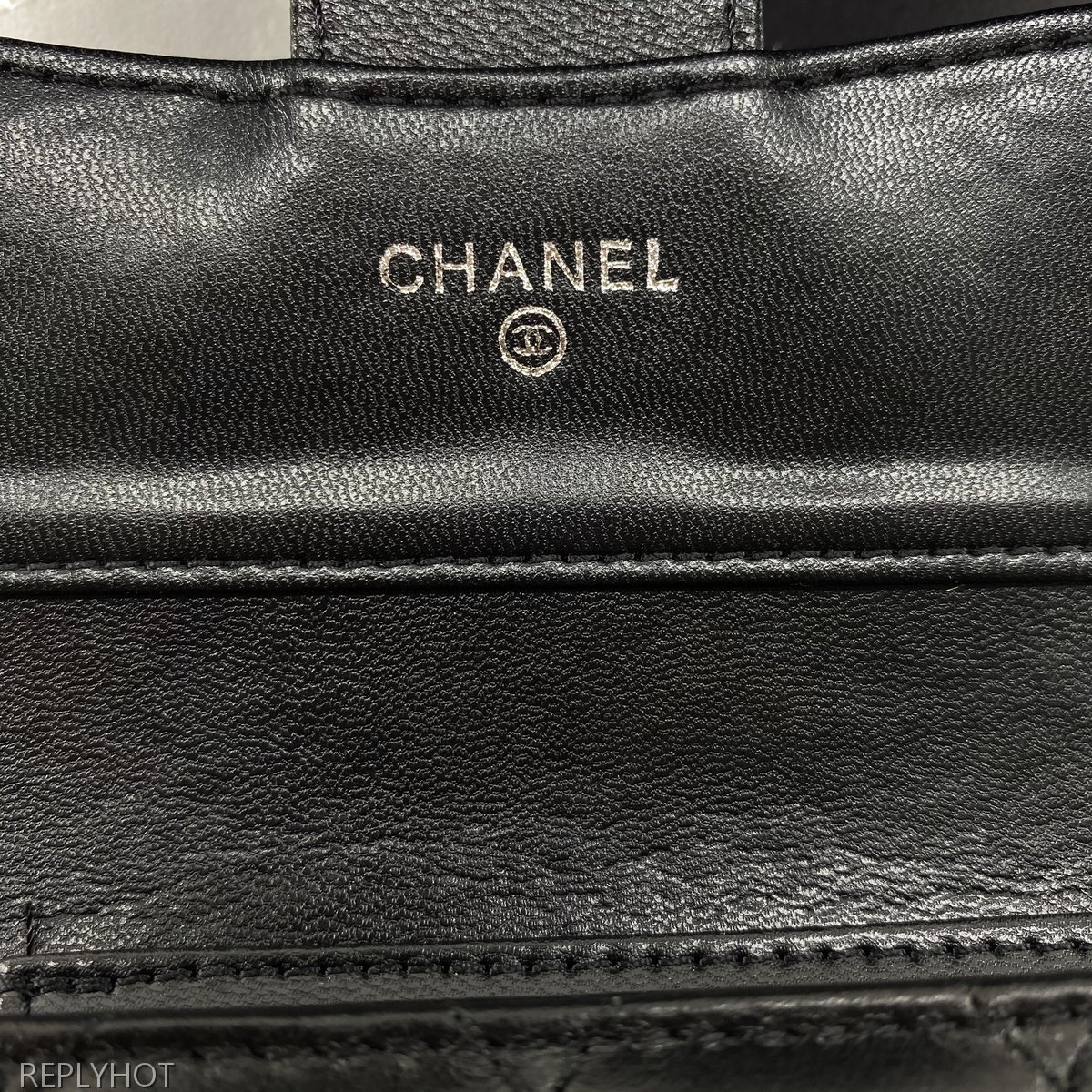 샤넬 램스킨 지갑 0877-5