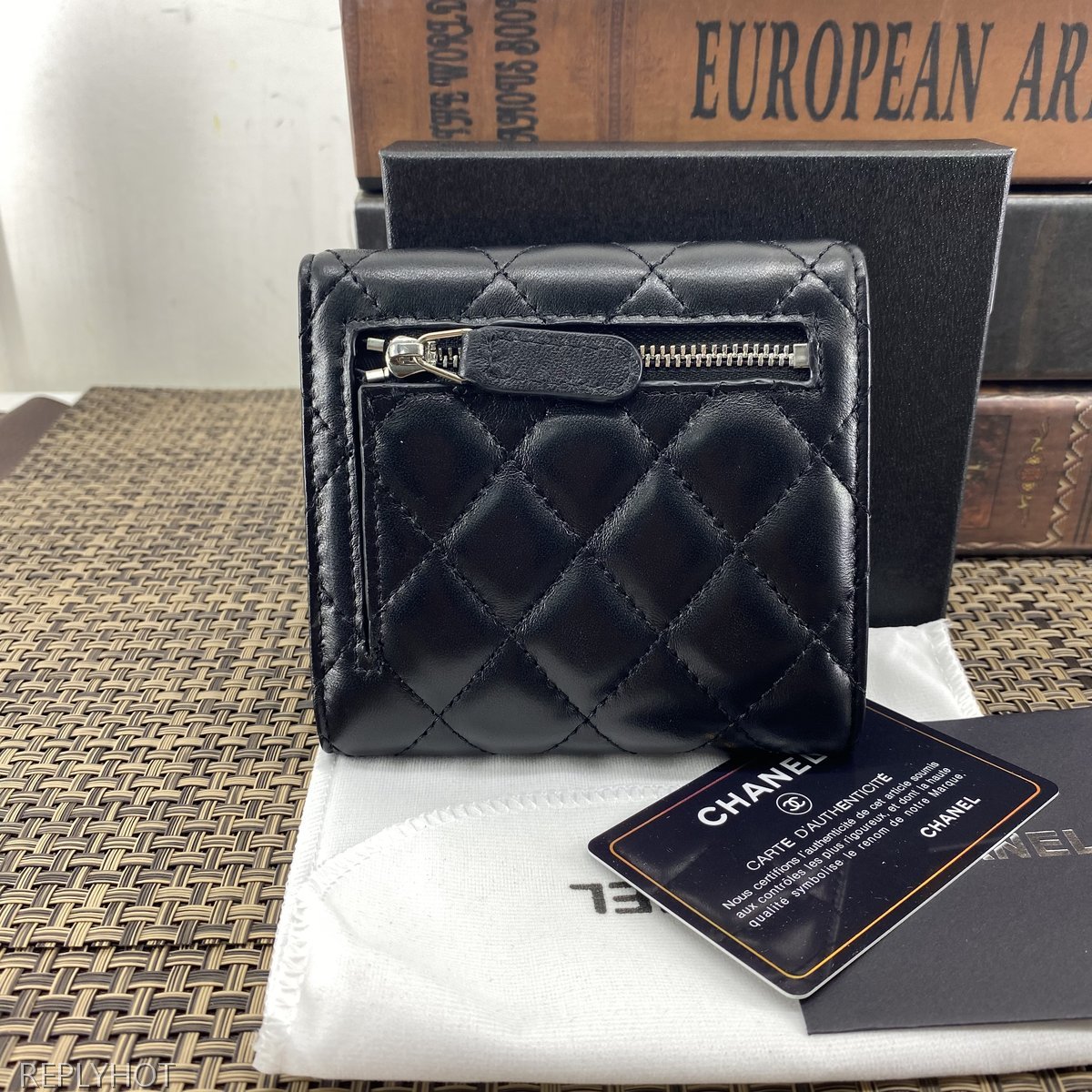 샤넬 램스킨 지갑 0877-5