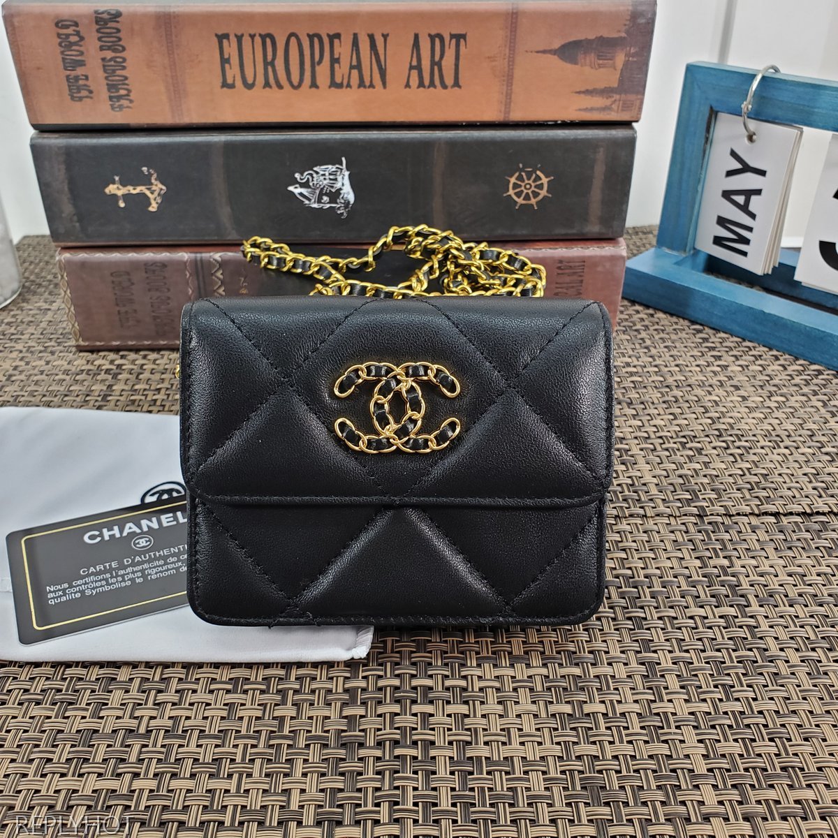 샤넬 램스킨 지갑 6120-1