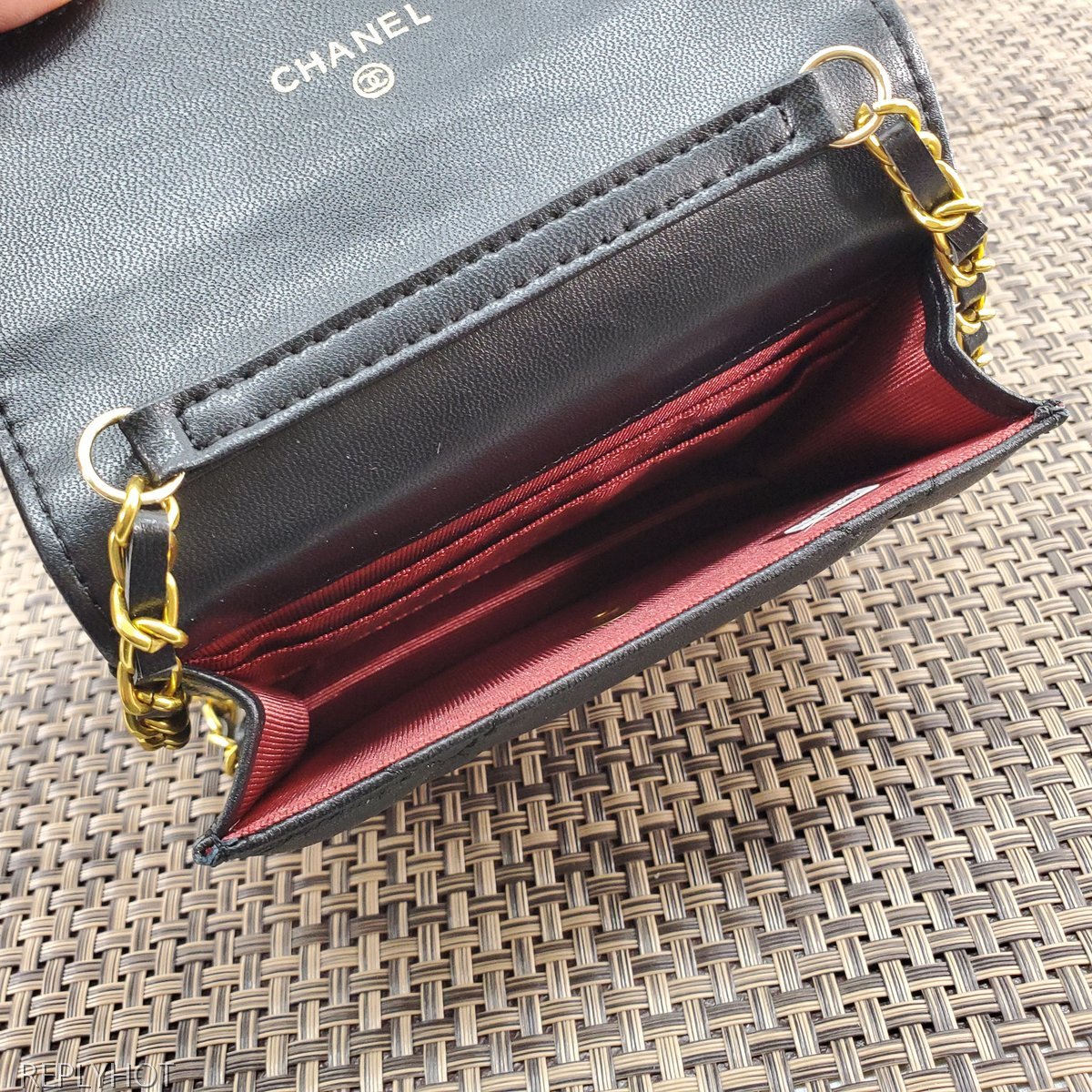 샤넬 램스킨 지갑 6120-1