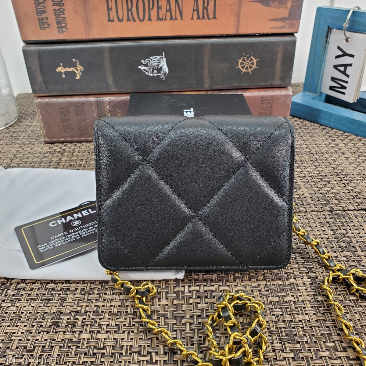 샤넬 램스킨 지갑 6120-1