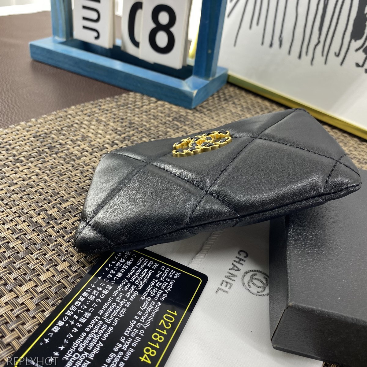 샤넬 램스킨 지갑 860