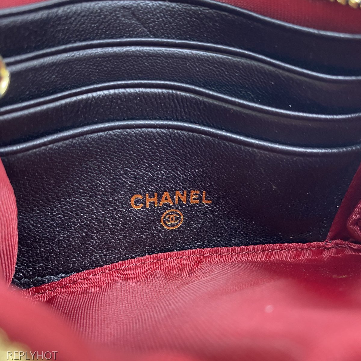 샤넬 램스킨 지갑 860