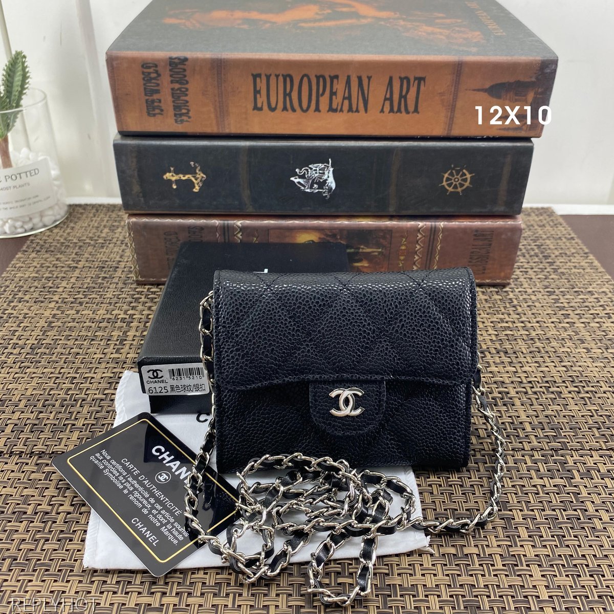 샤넬 카프스킨 지갑 6125