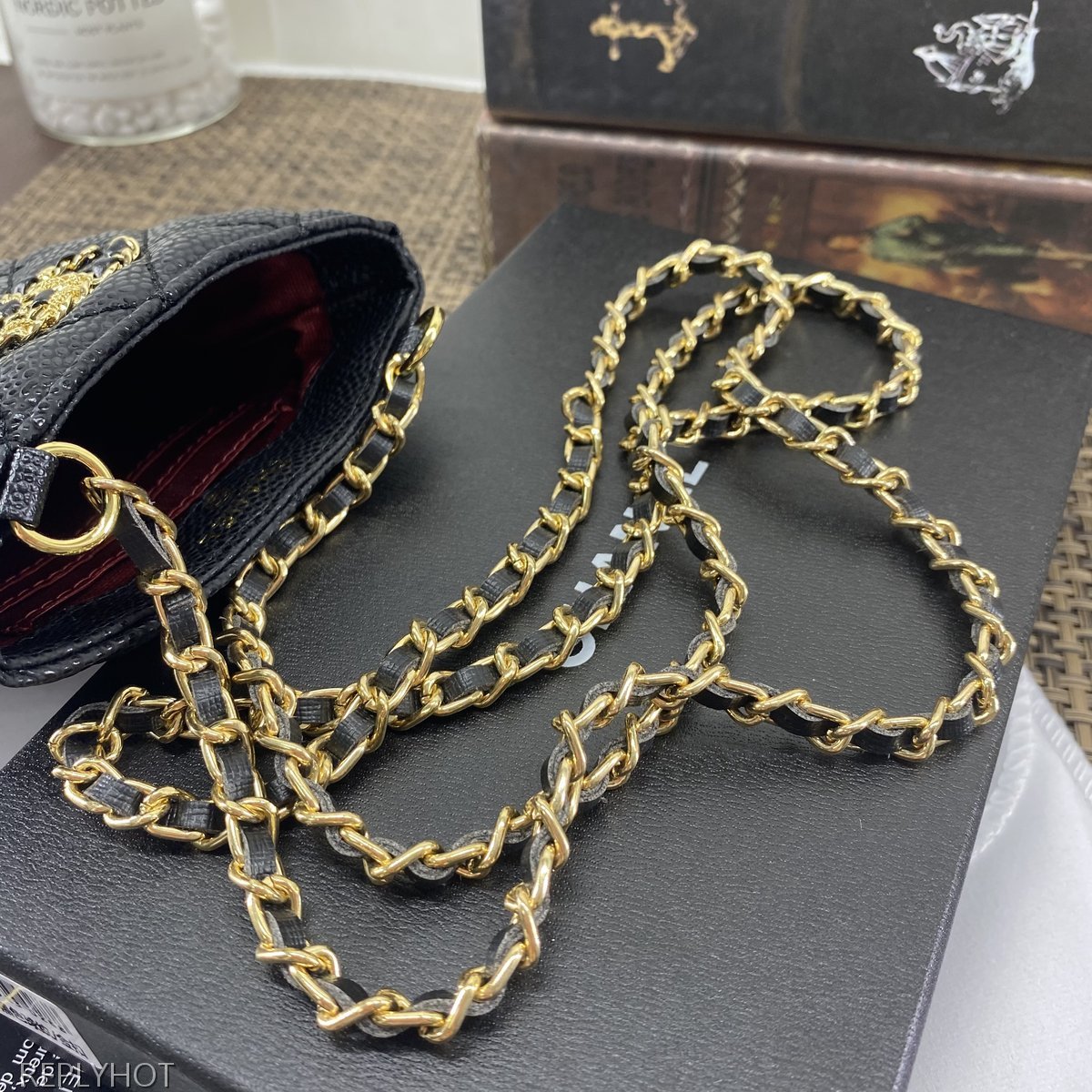 샤넬 램스킨 지갑 6126