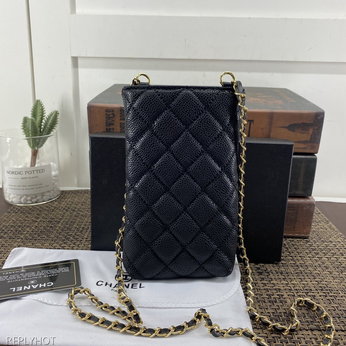 샤넬 램스킨 지갑 6126