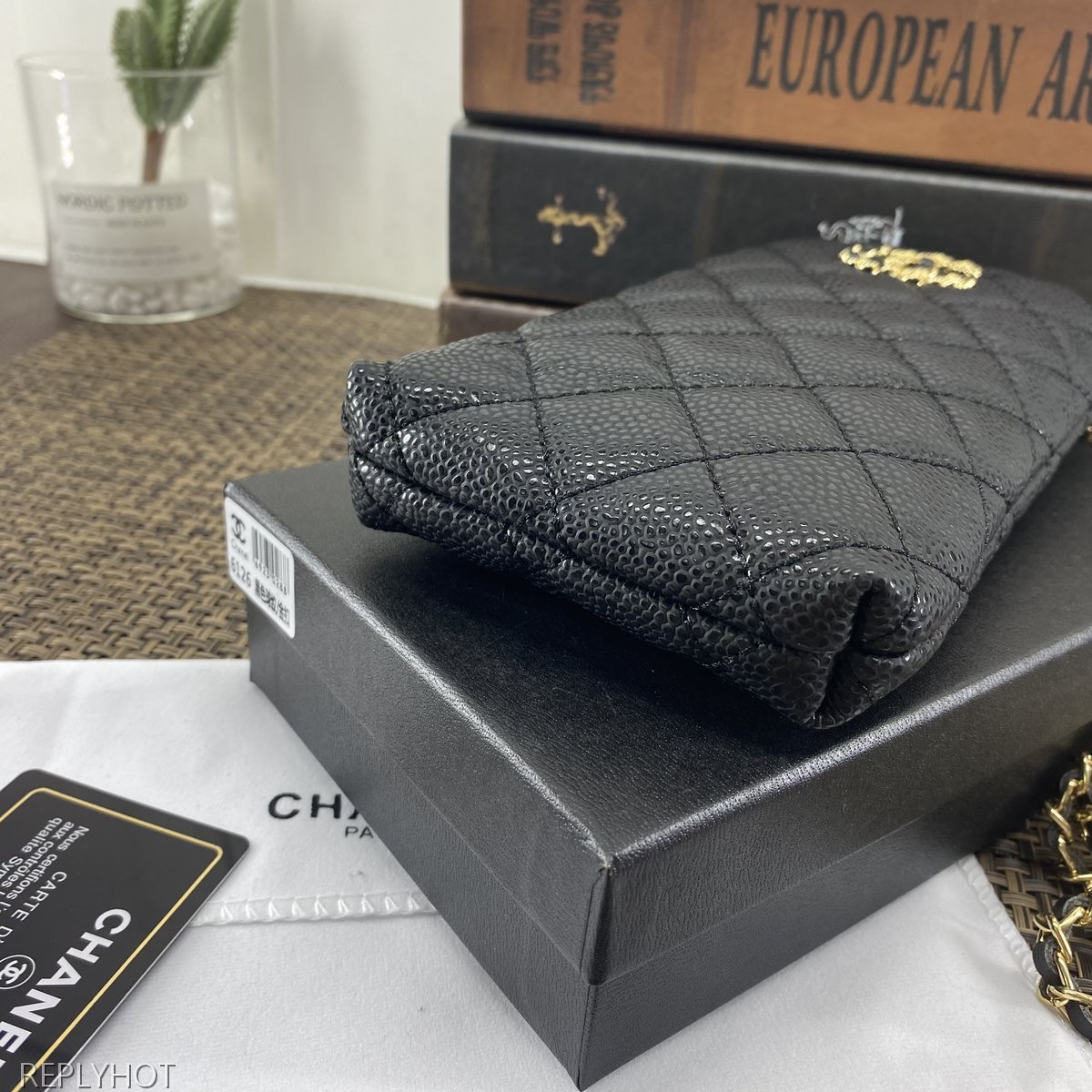 샤넬 램스킨 지갑 6126