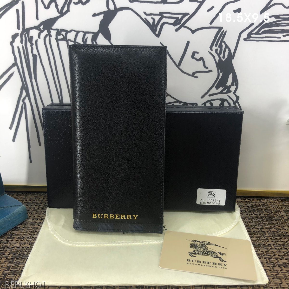 버버리 장지갑 6673-1