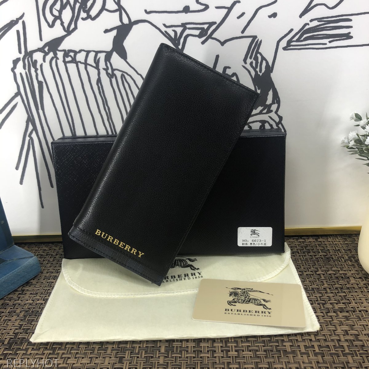 버버리 장지갑 6673-1