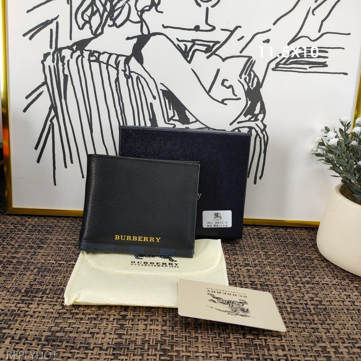 버버리 지갑 6673-3