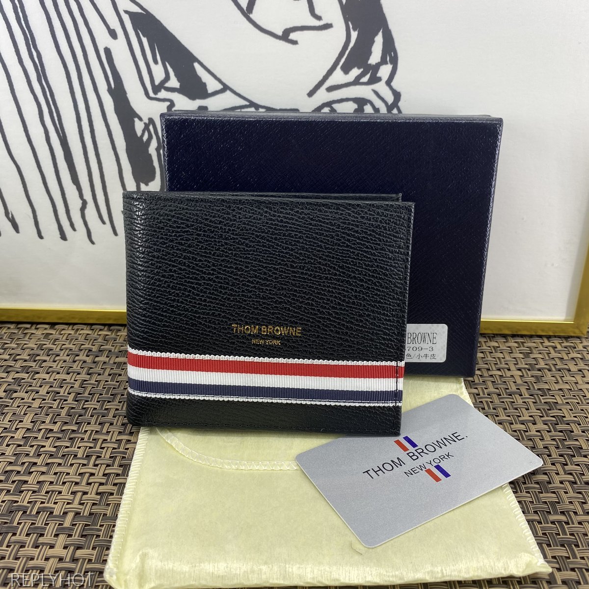 톰브라운 지갑 6709-3